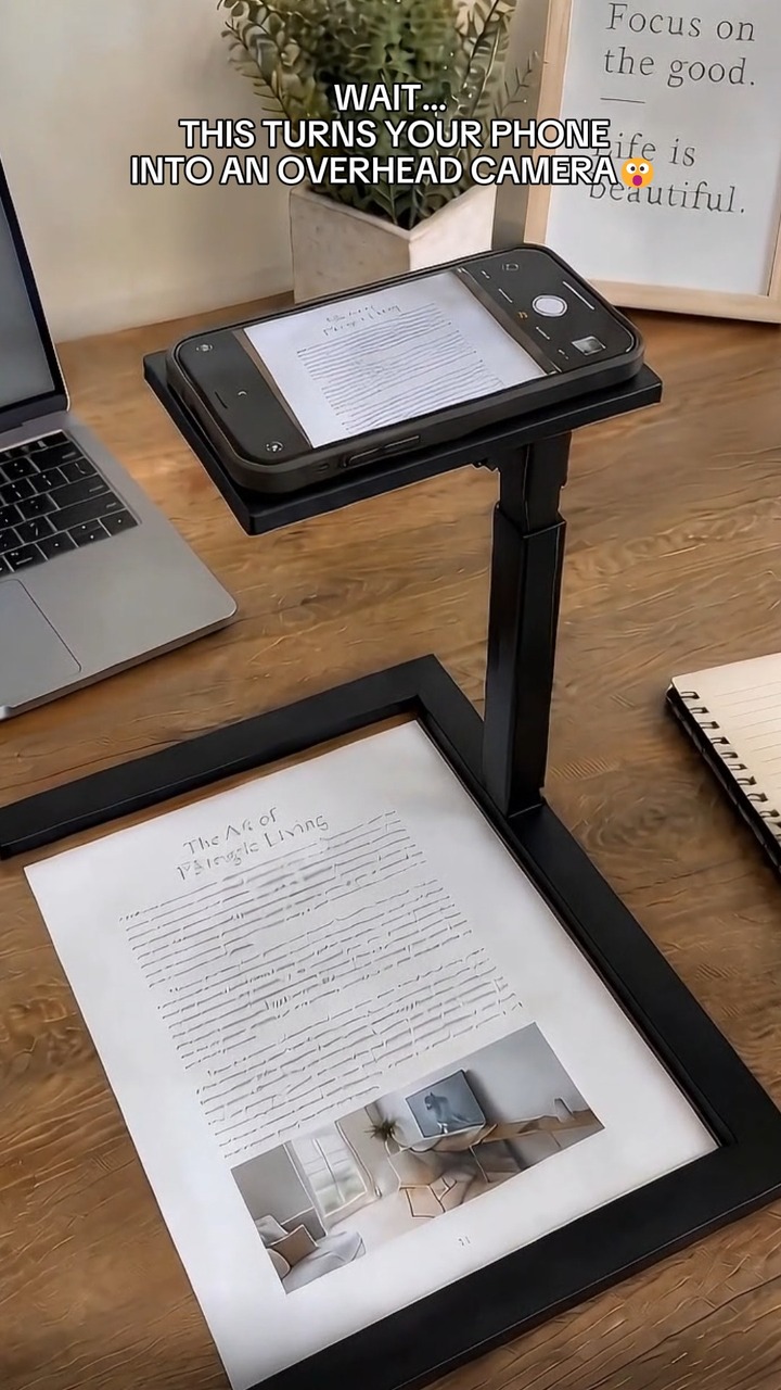 Overhead Phone Camera Stand