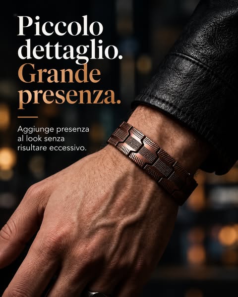 Il Bracciale in Rame Che Sta Conquistando gli Uomini Italiani