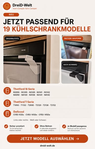 Jetzt passend für deinen Wohnmobilkühlschrank