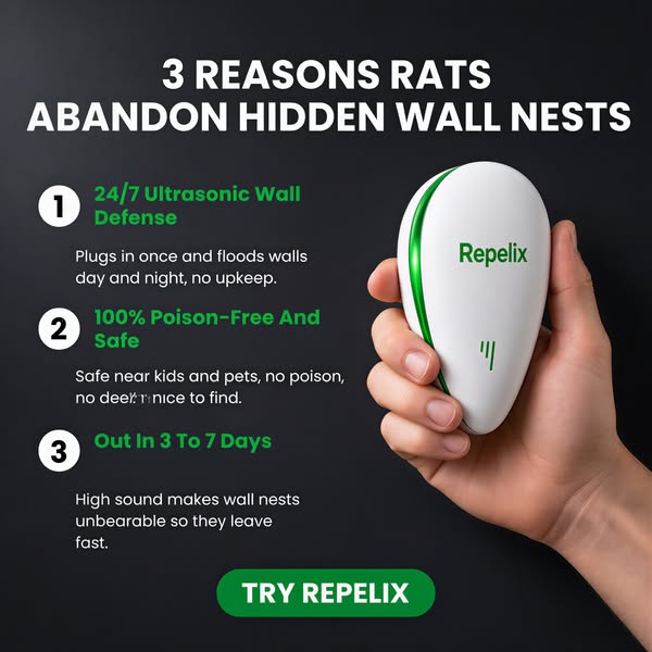 Rats Gone. No Poison Needed.