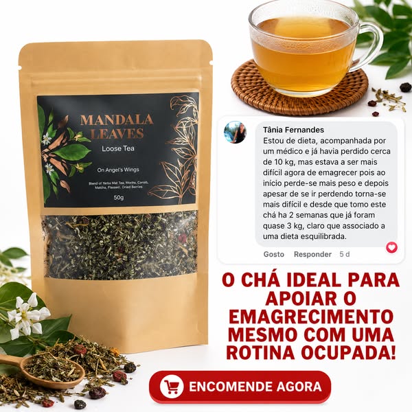Peça o seu chá agora, envio grátis