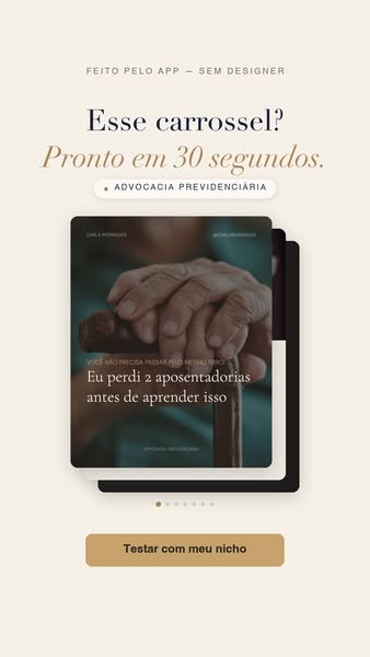 Conteúdo pronto em 30s.