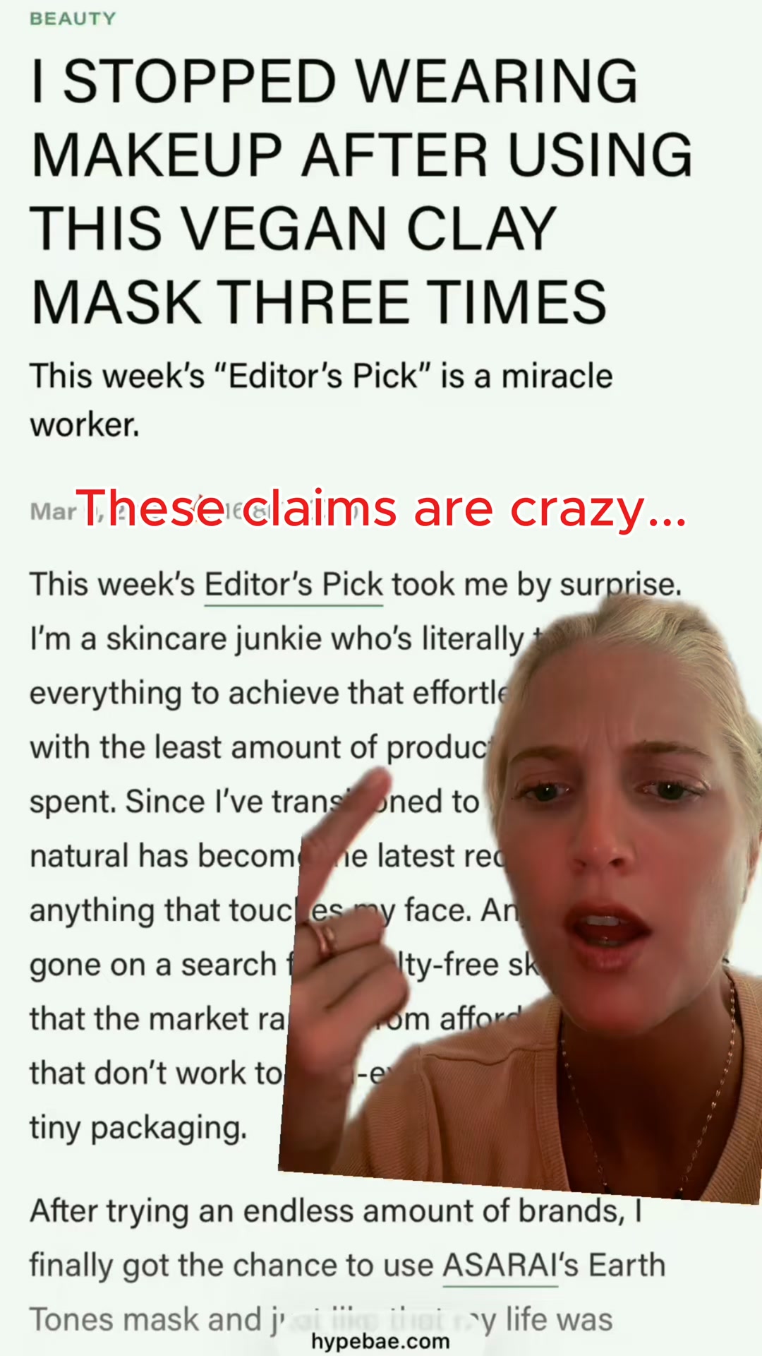 I stopped wearing makeup after using this mask 3X!