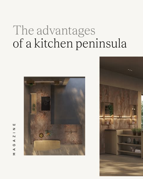 Peninsula kitchens: benefits, dimensions & island comparison - Magazine Zecchinon