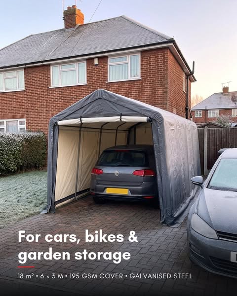 Portable Garage 6m x 3m, 18 m2