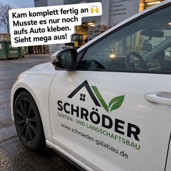 Autowerbung - heute mit 50% Rabatt