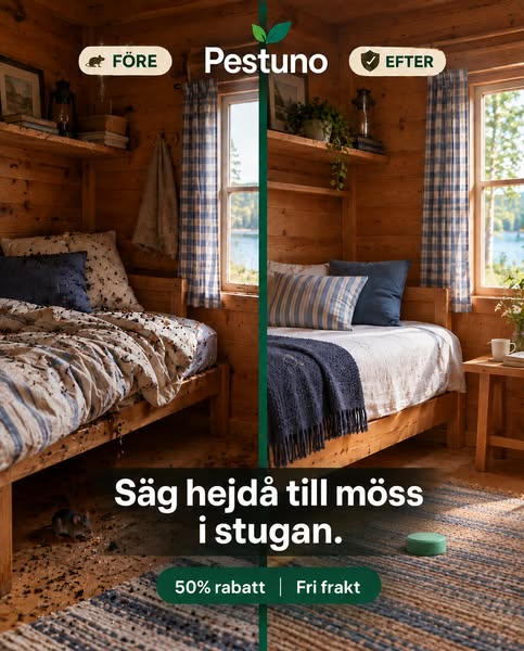 Lämna stugan fri från gnagare och skadedjur