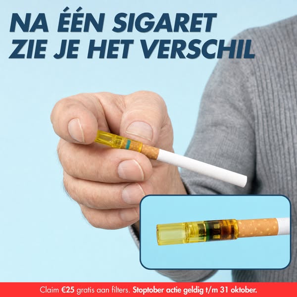 Stoppen lukt zelden. Dit lukt altijd. [Stoptober sale]