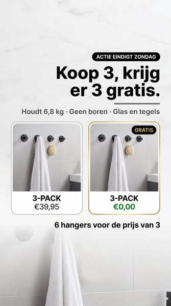 Koop 3, krijg er 3 gratis van ons! Geen boren, geen schade.
