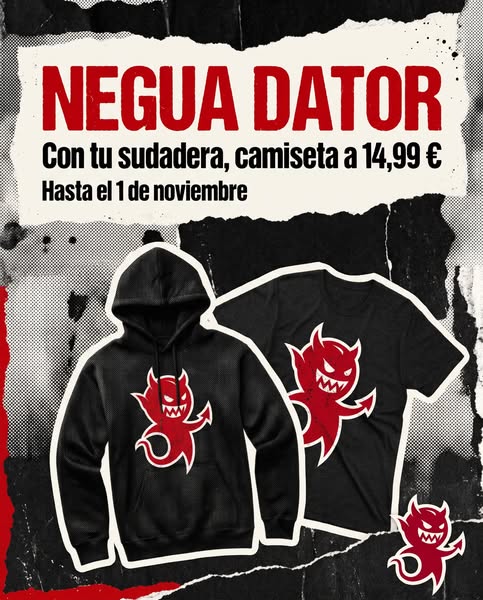 PROMO NEGUA - sudadera + camiseta