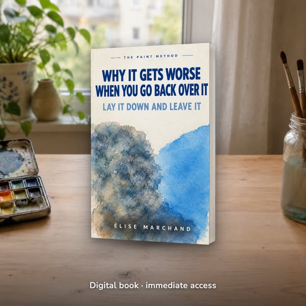 Why It Gets Worse When You Go Back Over It: the stroke laid once, and the three ways out