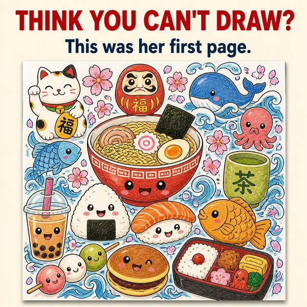 Learn The Art Of Japanese Kawaii Doodling