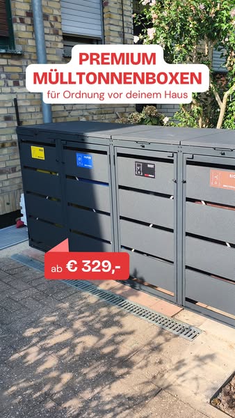 Mülltonnen, die keiner sehen muss