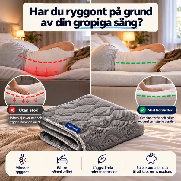 Grop i bäddmadrassen?