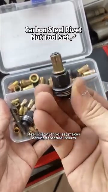 Heavy‑Duty Rivet Nut Tool | For Thin Metal Repairs, 30‑Day Guarantee