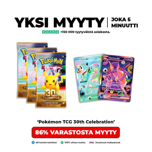 Yksi myyty joka 5. minuutti