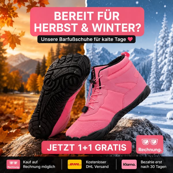 VORVERKAUF. Winter-Barfußschuh