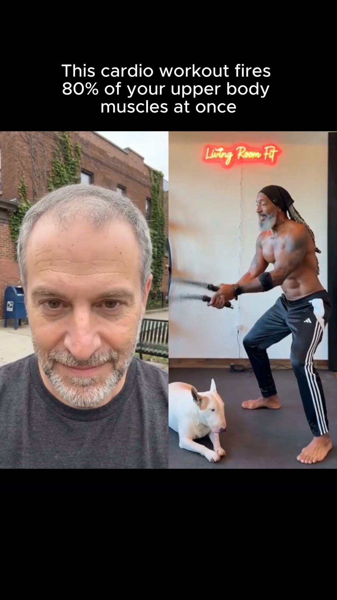 I couldn’t help get jealous of Dave’s body
