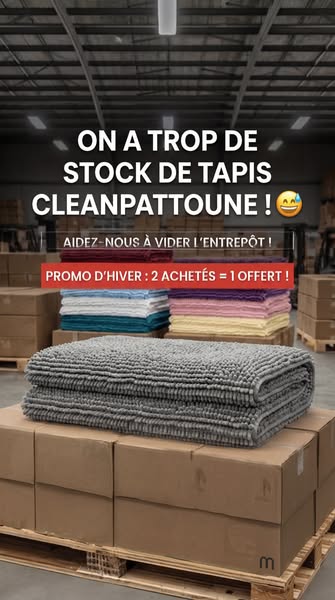 Finis les pattes sales