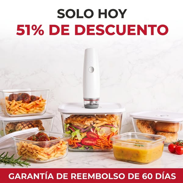 Mantén tus alimentos frescos 5 veces más tiempo
