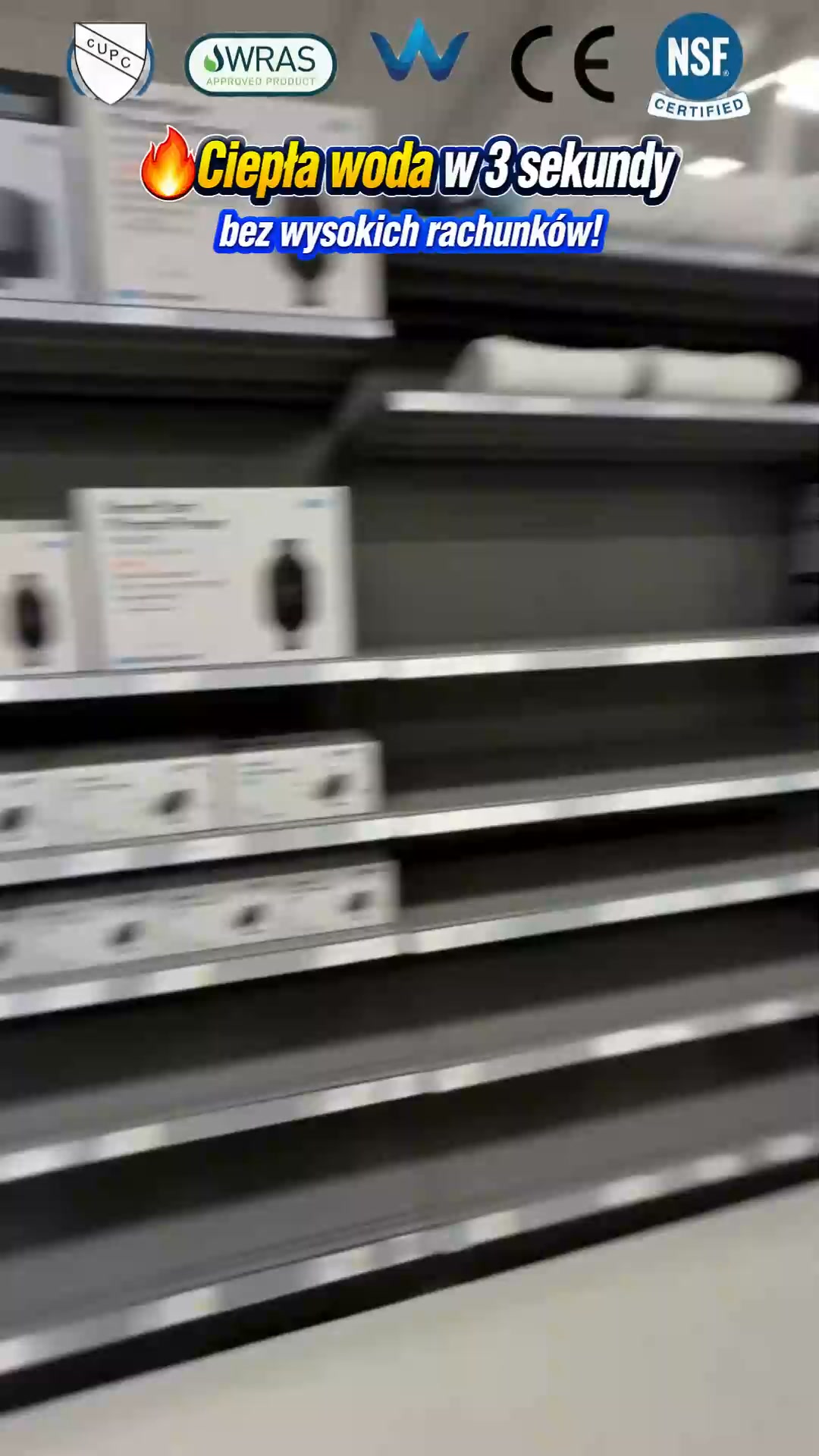 W ciągu zaledwie 3 sekund uzyskasz gorącą wodę bez użycia prądu, co całkowicie poprawi komfort Twojego domu!