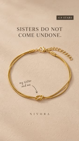 With the holidays coming up, there’s truly no better moment for matching bracelets that symbolize love and connection.