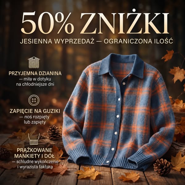 Przytulne ciepło na całą jesień