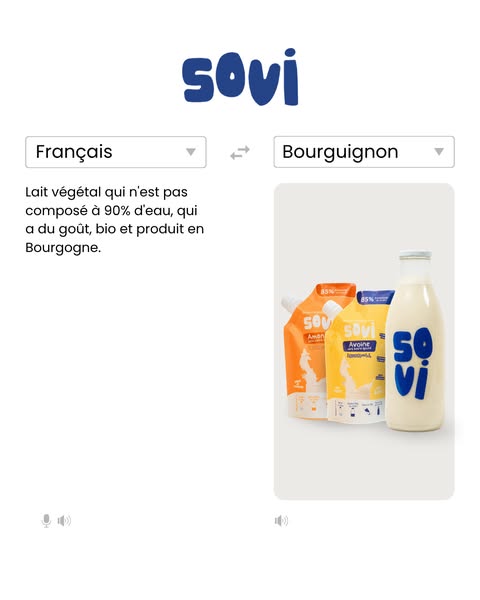 1 gourde = 4 litres de boisson à l'avoine