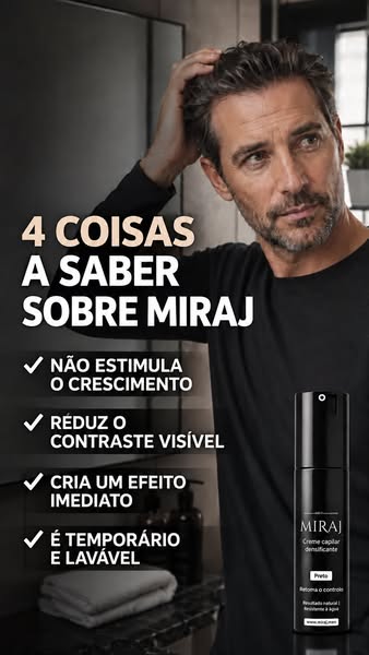 Cabelo ralo? Densidade visível em 15 minutos