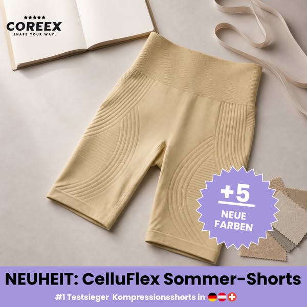 CelluFlex 3D-Shorts 2.0 - perfekt für den Sommer!