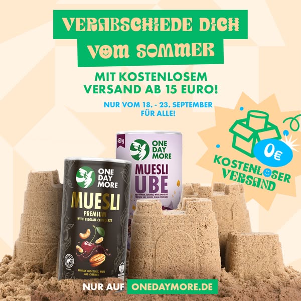 Kostenloser Versand ab 15 €!