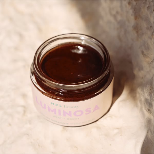 luminosa: máscara facial mel + açaí