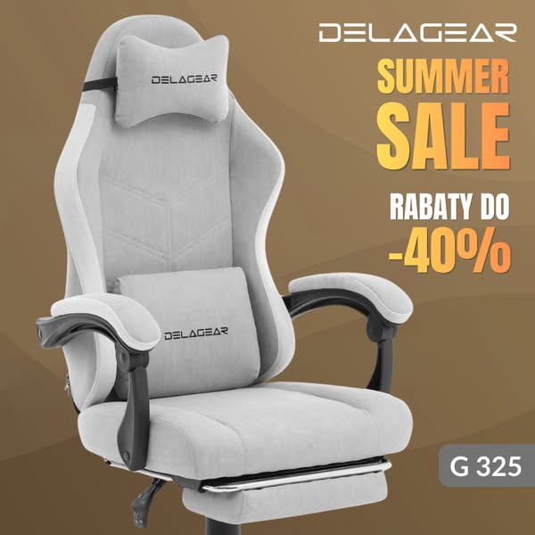 Fotele DELAGEAR do -40% taniej