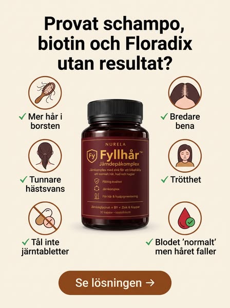 Har du håravfall efter 40?