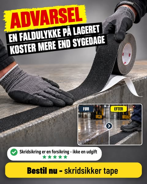Skridsikring er en (billig) forsikring