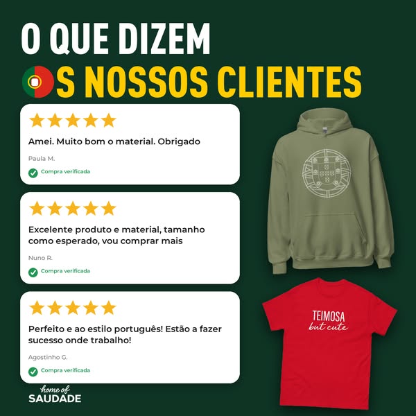 Veste as tuas raízes portuguesas