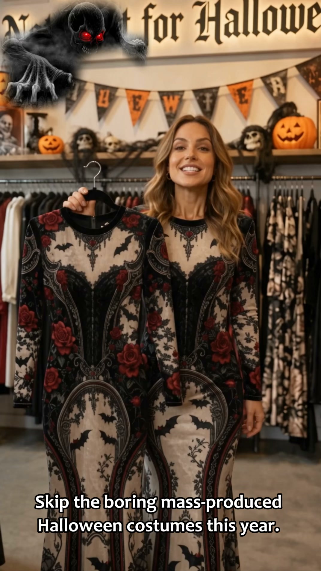 50% OFF — Halloween women’s wear, festive, spooky styles for every Halloween lover. Shop now, limited time only.