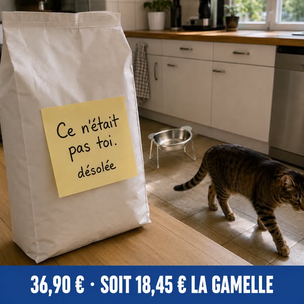 Vous avez changé quatre fois de croquettes