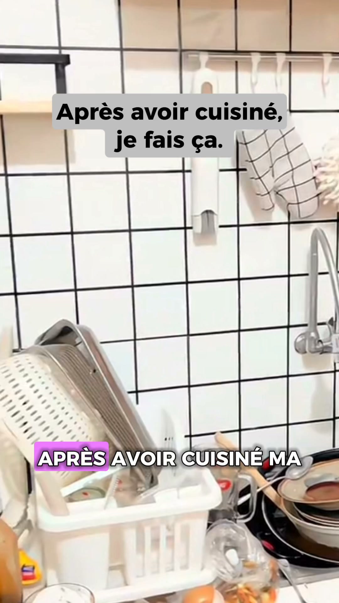 Nettoyez avant que ça s’incruste.