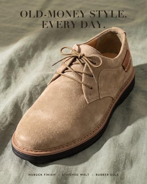 Free Shipping | Nubuck Derby Shoes