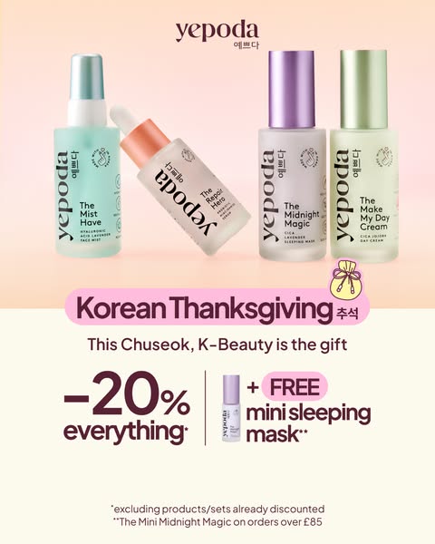 20% + free mini sleeping mask