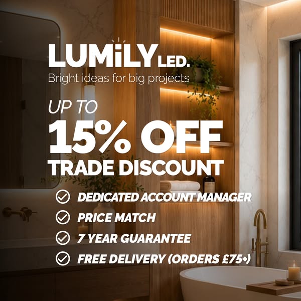 15% off with a trade account