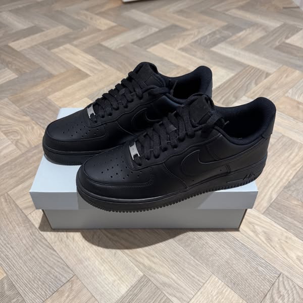 Nike Air Force 1 '07 | All Sizes | Triple Black | Next Day Delivery