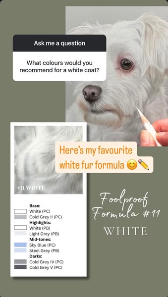 Secret to “White” fur