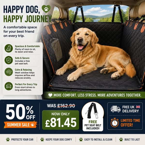 PawGuard™ Car Hammock | 50% OFF