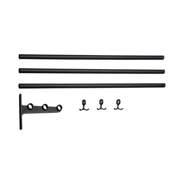 Nostalgi hat/shoe rack extension part Black Black