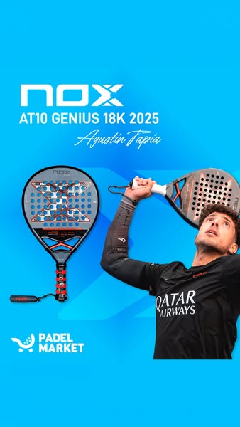 The racket of the world number one, Agustín Tapia