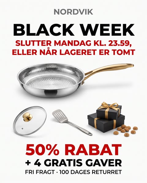 SIDSTE CHANCE – OP TIL 70% RABAT