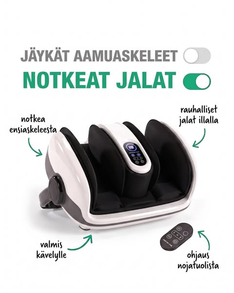 Joustavat jalat ensiaskeleesta