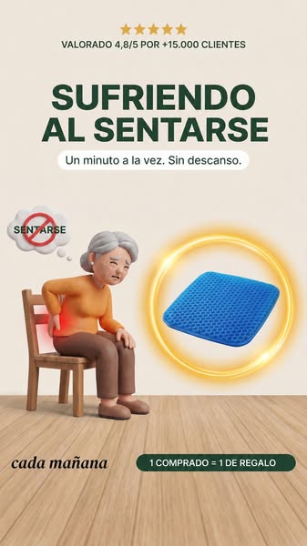 ¿SUFRES AL SENTARTE? +15.000 CLIENTES YA HAN PROBADO COVEXIA